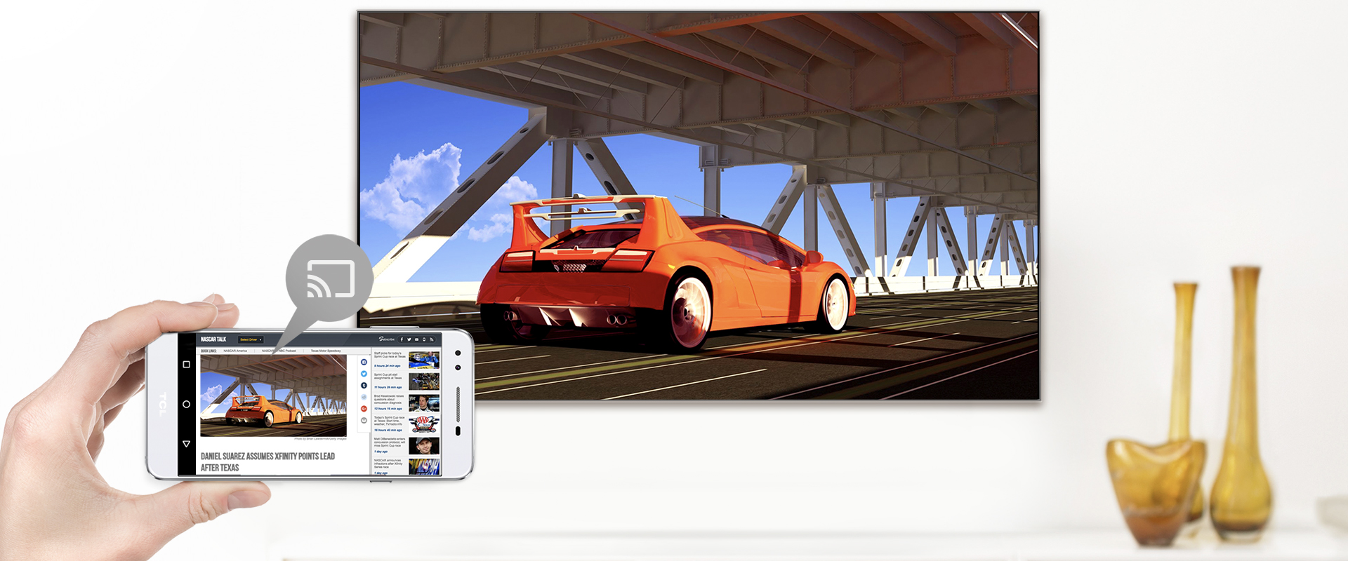 TCL TV 43RC630K 4K Ultra HD QLED Smart Roku TV Onkyo Sound TCL UK